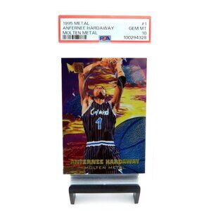 Gem Mint 1995 Fleer MOLTEN METAL #1 Anfernee Hardaway PSA 10